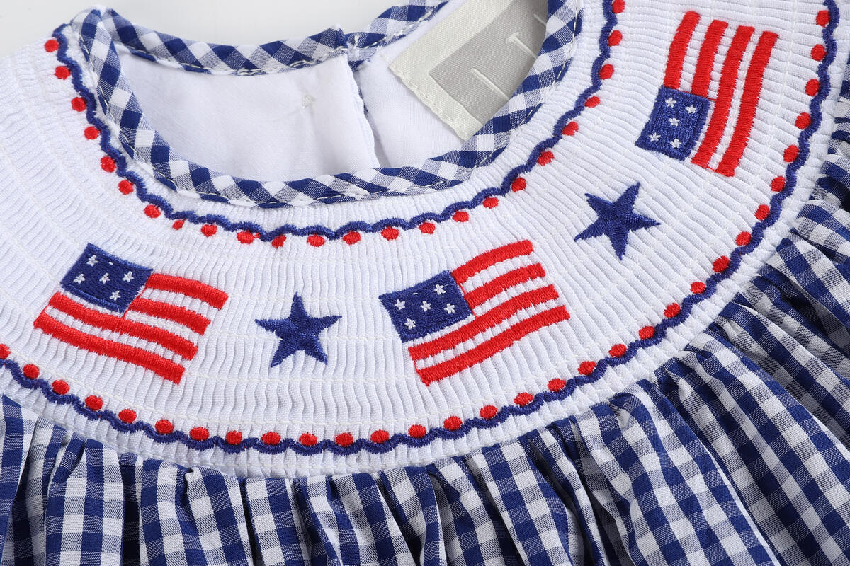 American Flag Smocked Dress