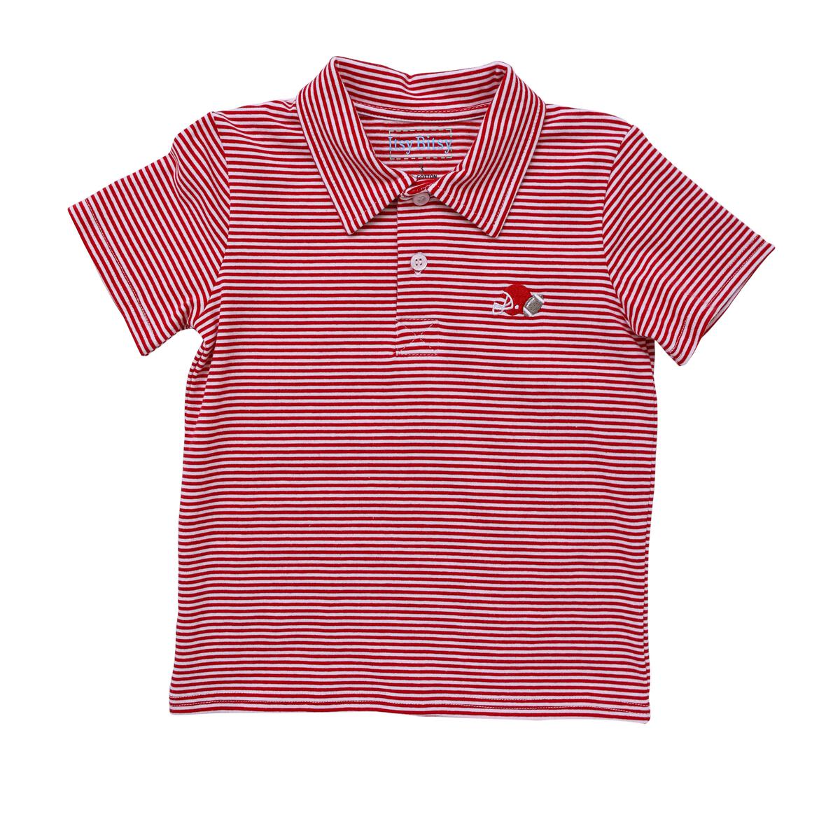 Red Game Day Polo