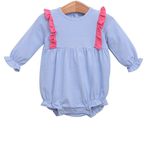 Olivia Bubble - Blue/Pink Stripe