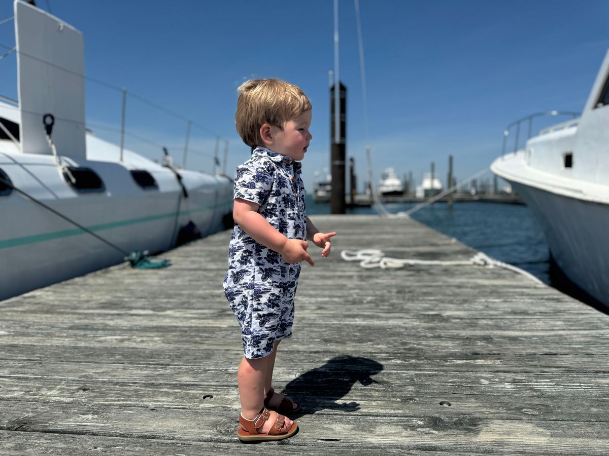 Molokai Romper - Navy