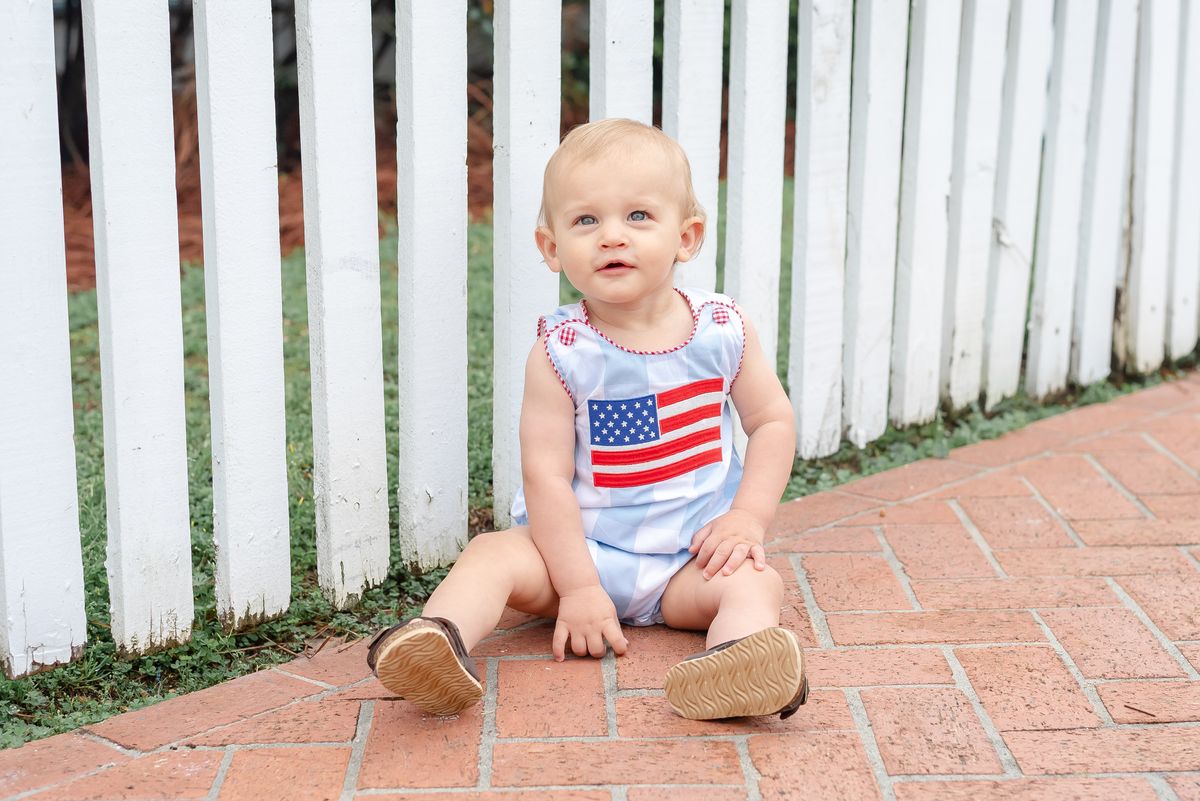 American Flag Romper