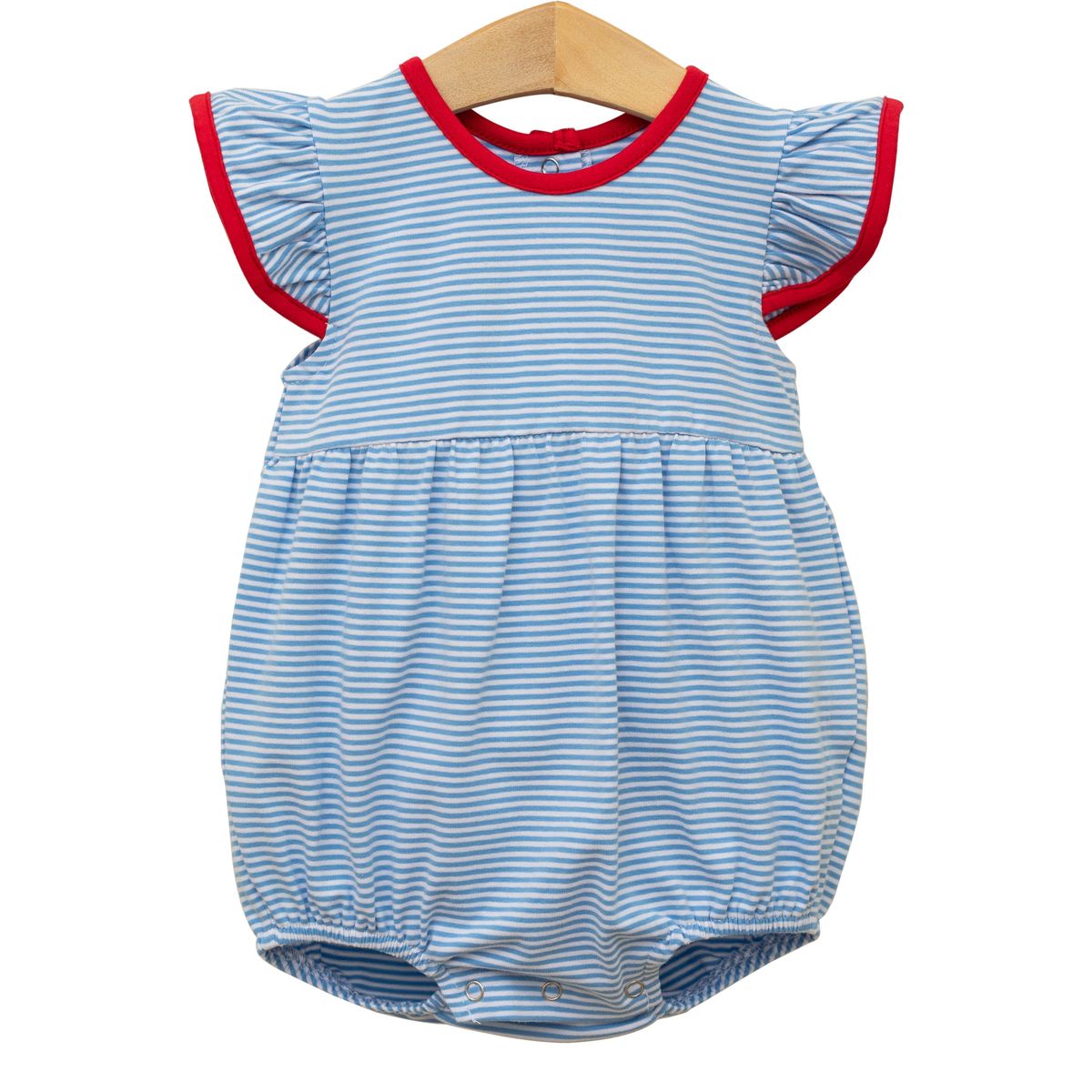 Lucy Bubble - Blue Stripe/Red