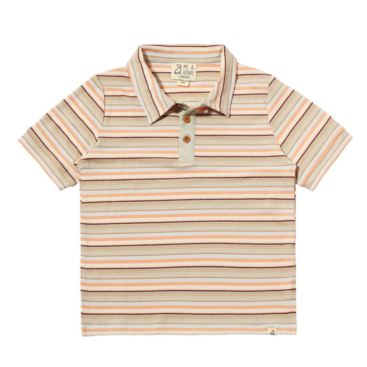 Shipping Polo - Beige Stripe