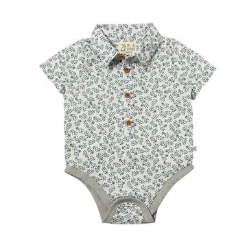 Helford Woven Onesie - Navy Floral