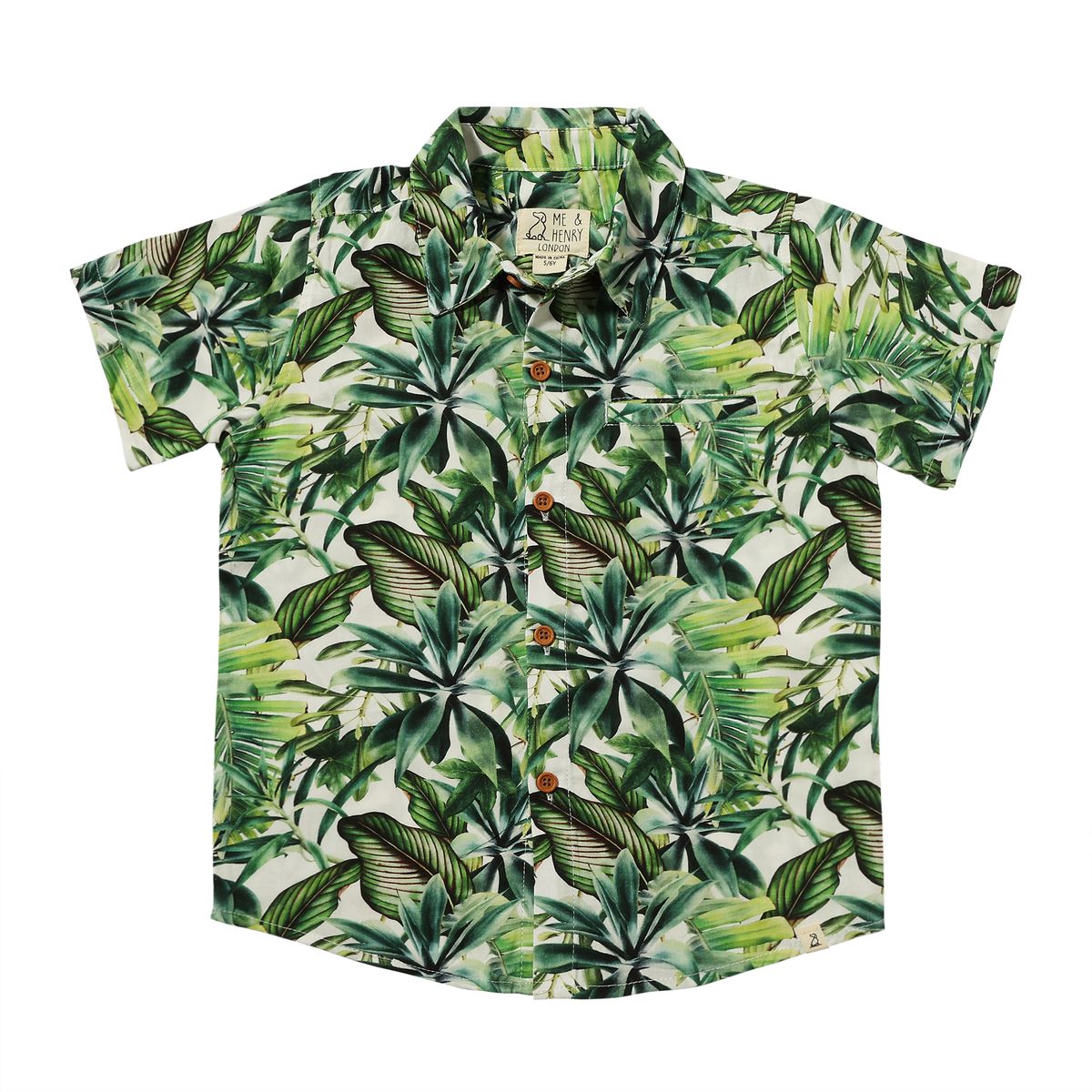 Maui Shirt - Green Palm