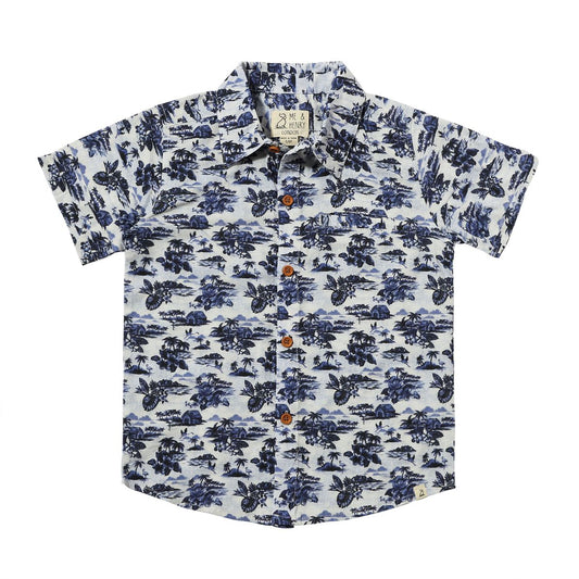 Maui Shirt - Navy Hawaii