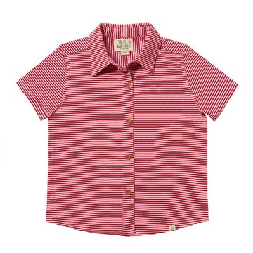 Tiller Jersey Shirt - Red/White Stripe