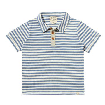 Shipping Polo - Blue/White Stripe