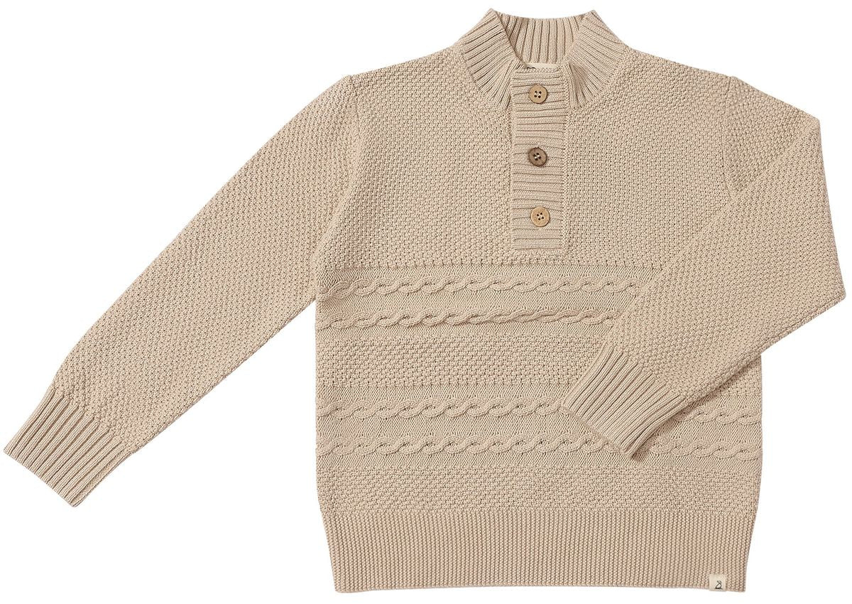 Cable Sweater - Beige
