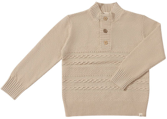 Cable Sweater - Beige