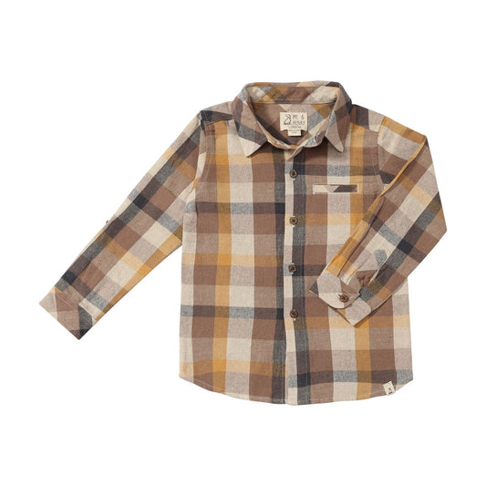 Atwood Shirt - Brown Madras