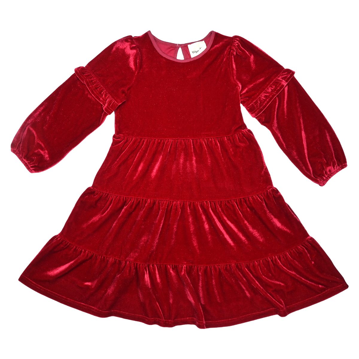 Eliana Dress - Red Velvet