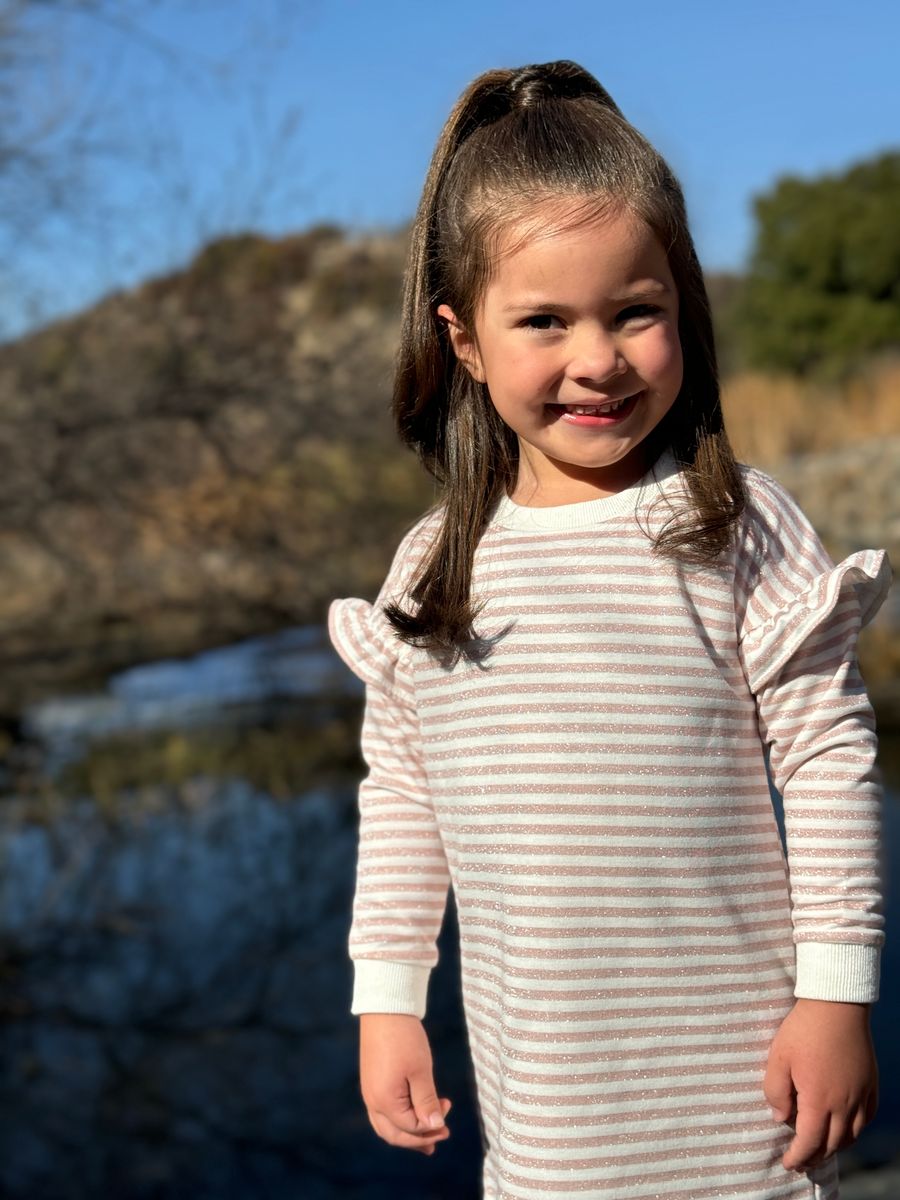 Cora Dress - Pink Glimmer