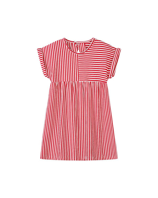 Pearl Dress - Red Stripe