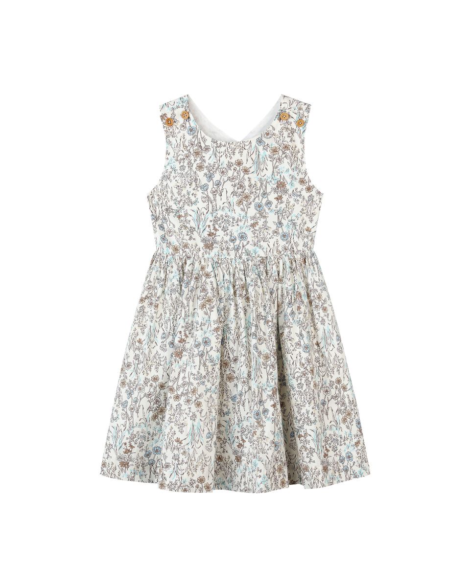 Tilly Dress - Blue Meadow Floral