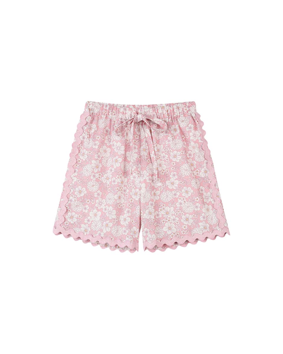 Pink Floral Short Set
