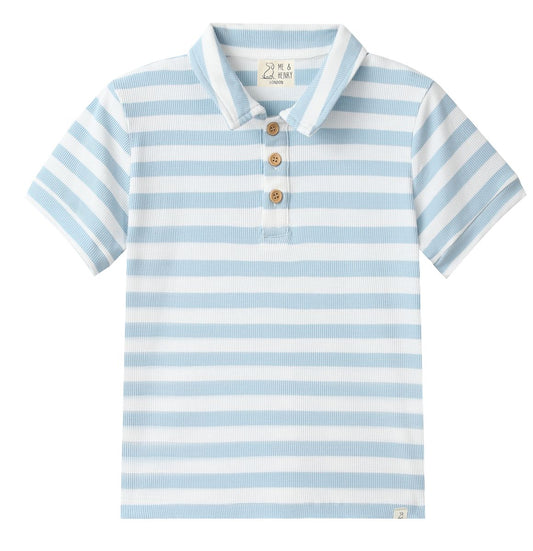 Shipping Polo - Chambray Stripe