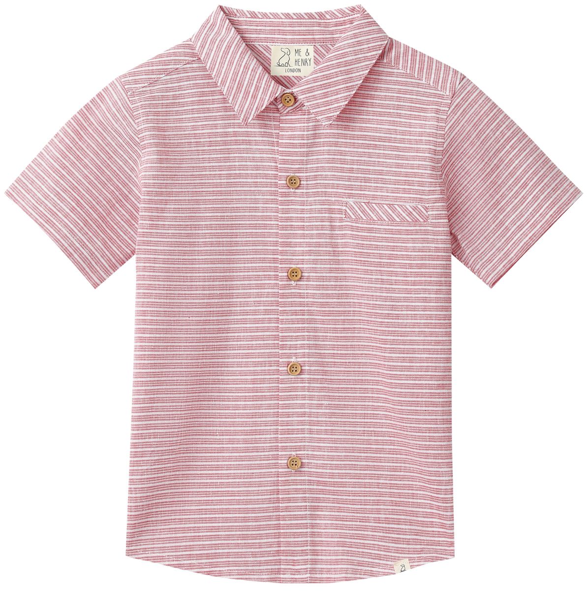 Newport Woven Shirt - Red Stripe