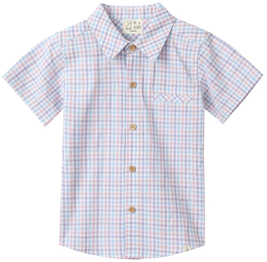 Newport Woven Shirt - Pink/Blue/Lilac