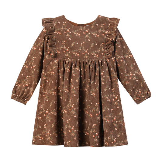 Chocolate Floral Anya Dress