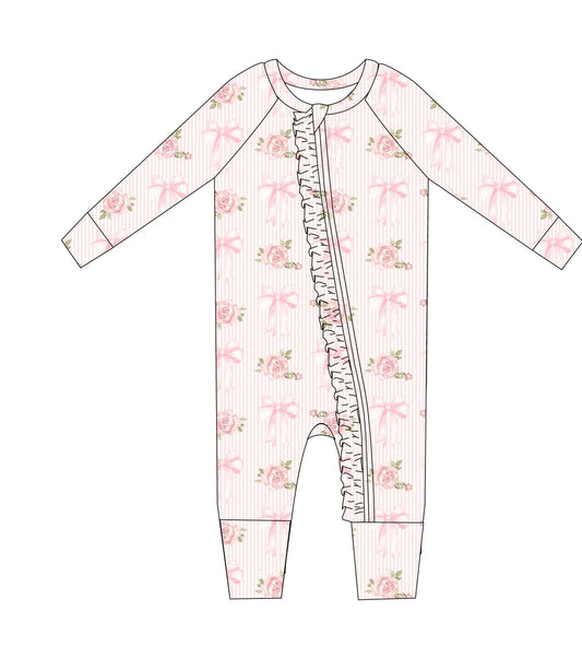 Bloom & Bow Ruffle Romper