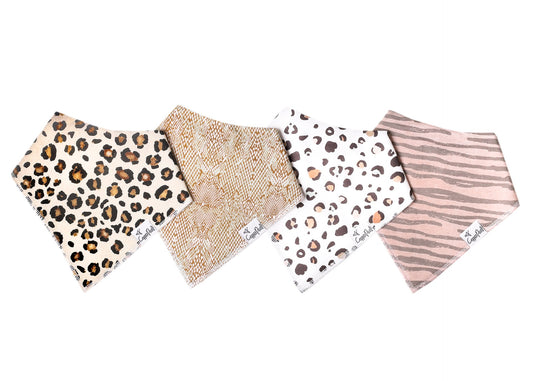 Copper Pearl Bandana Bib Set (4-pack) - Zara