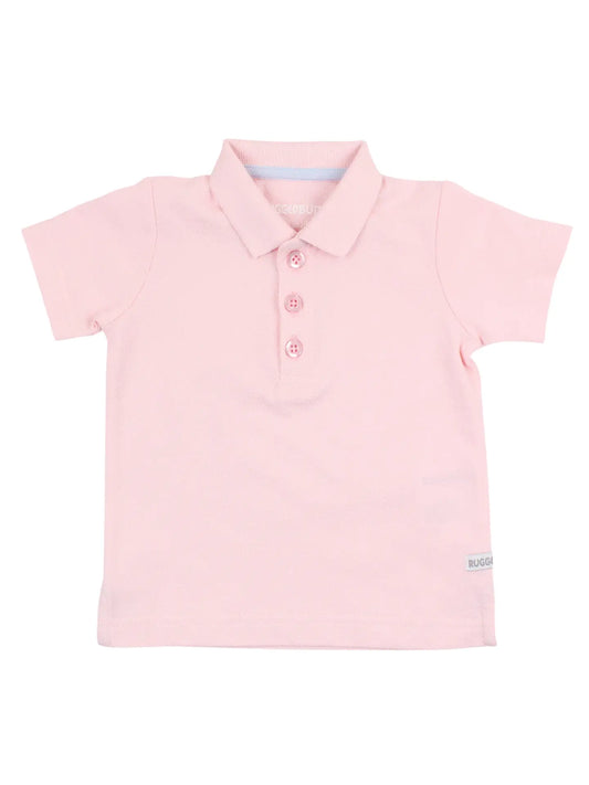 Pink Pique Polo Shirt