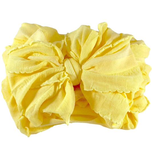 Ruffled Headband - Buttercup