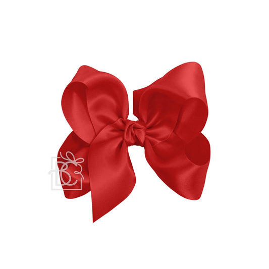 5.5" Satin Bow - Red