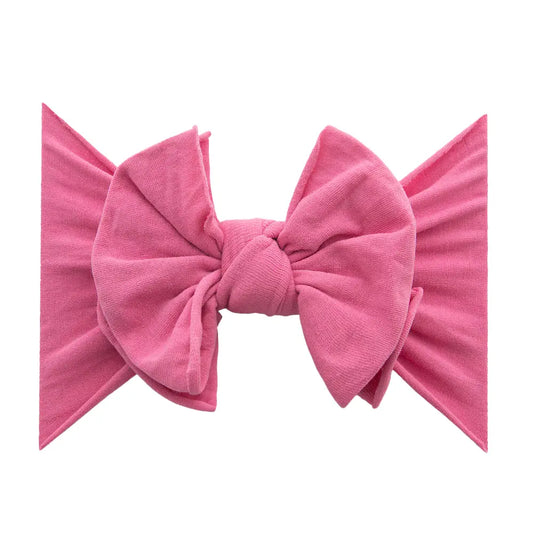 FAB-BOW-LOUS Headband - hot pink