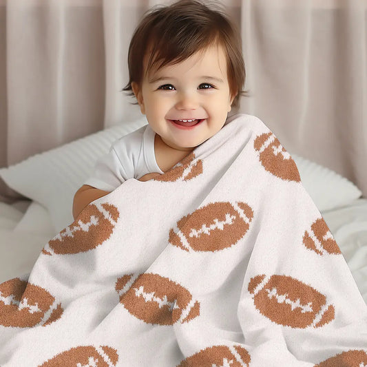 Football Baby Blanket