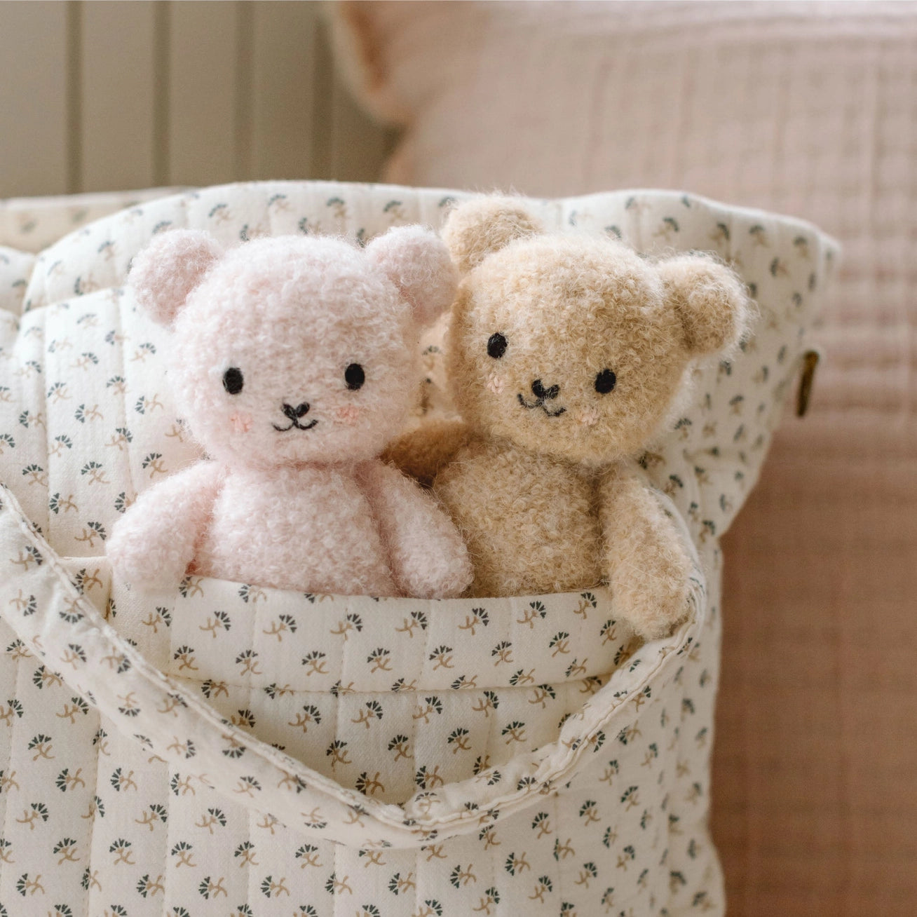 Baby Boucle Bear - Strawberry