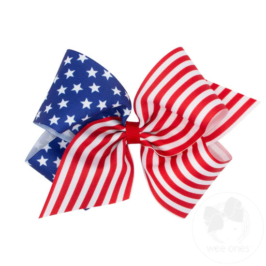 Stars and Stripes Hair Bow