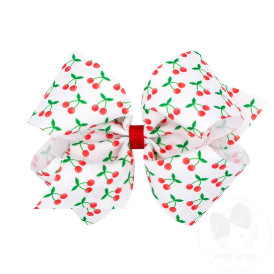 King Cherry Hair Bow