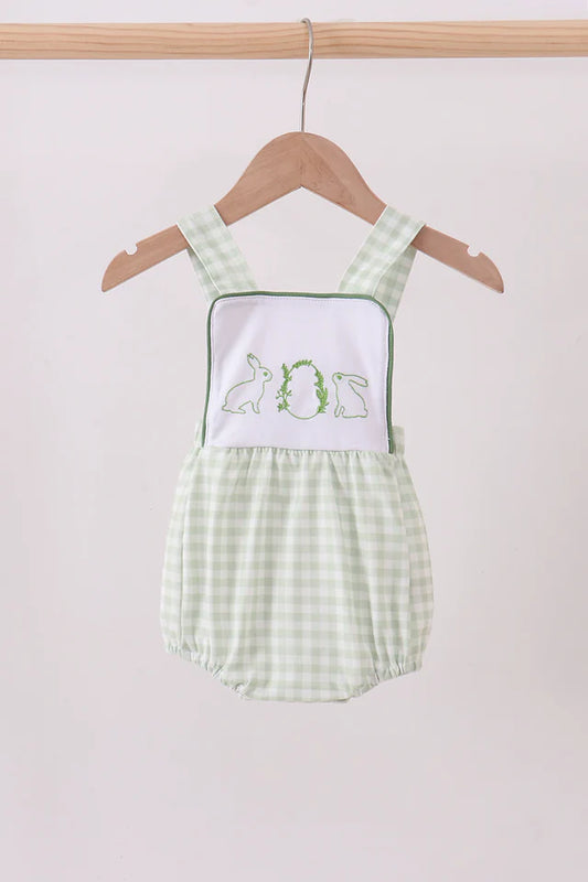 Bunny Embroidery Romper