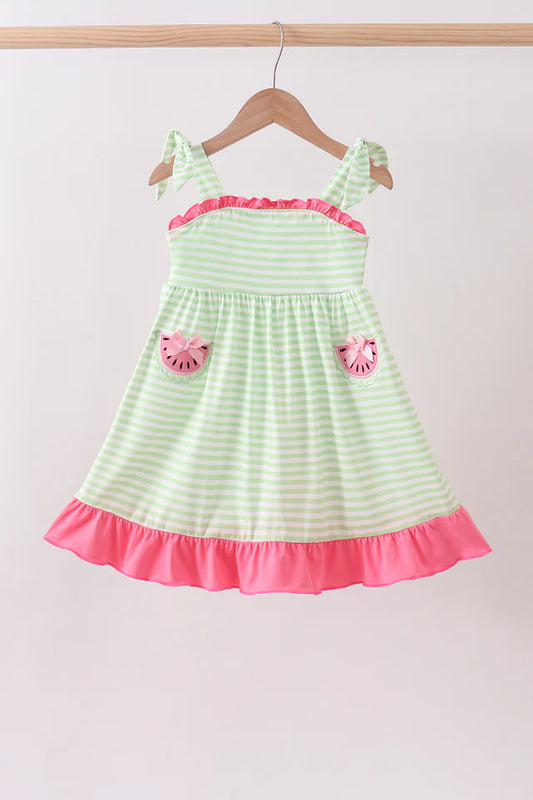 Watermelon Stripe Dress