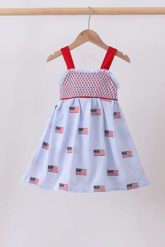 Blue Flag Dress