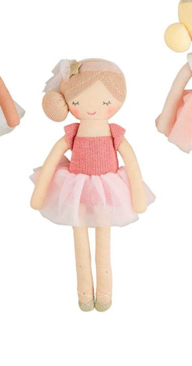 Ballerina Plush Doll - Light Brown