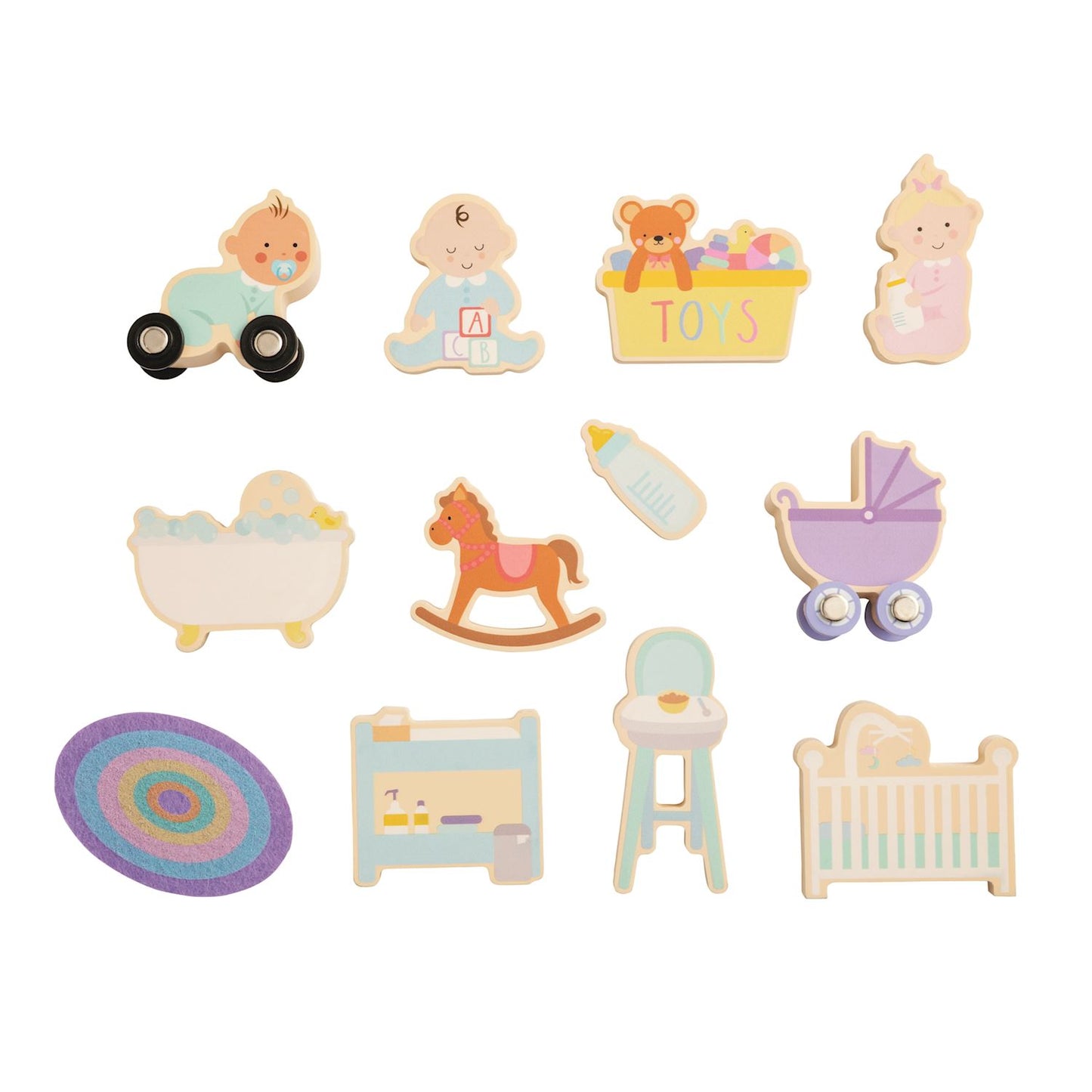 Nursery Wood Toy Set