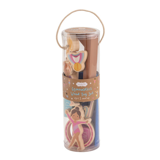 Gymnastics Wood Toy Set
