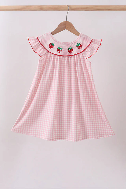 Strawberry Gingham Dress