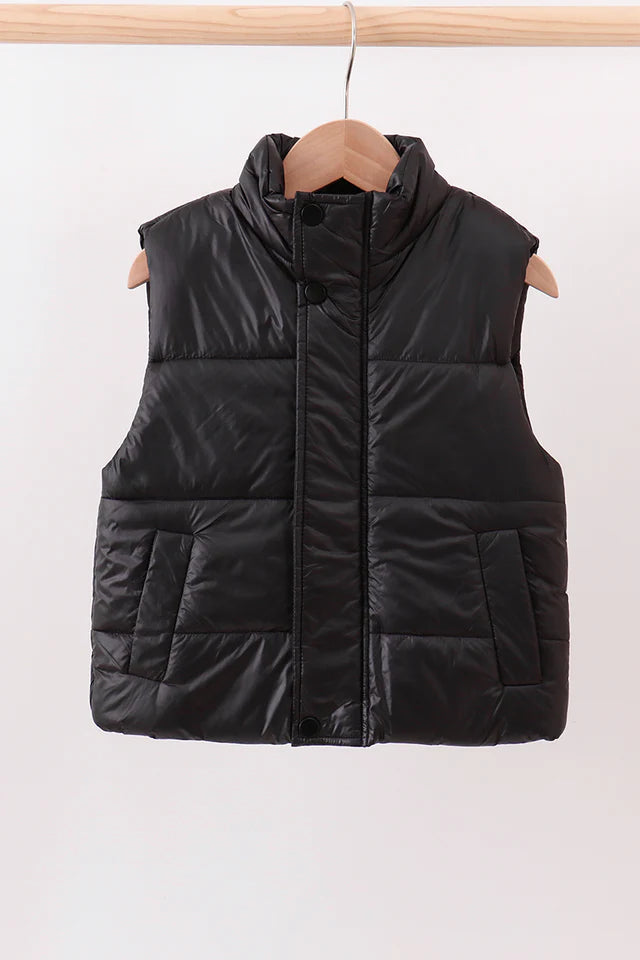 Black Puffer Vest