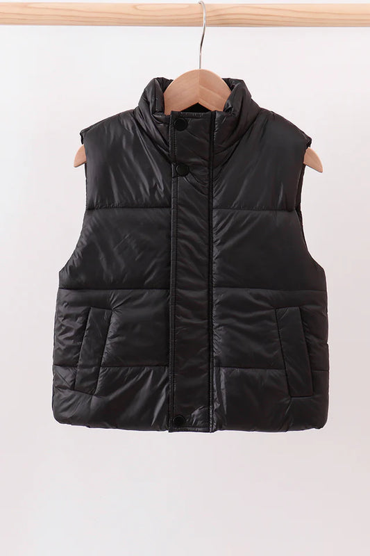 Black Puffer Vest