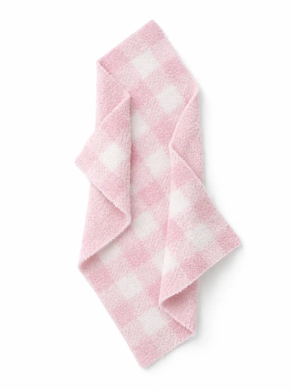 Phufy Bliss Gingham Mini Blanket - Petal Pink