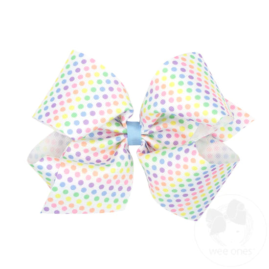 King Dot Hair Bow