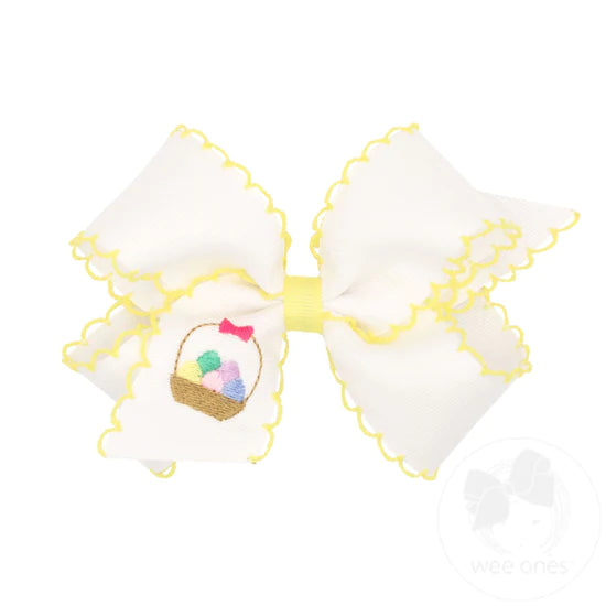 Medium Easter Basket Hair Bow