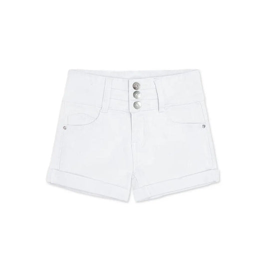 Denim Shorts - White