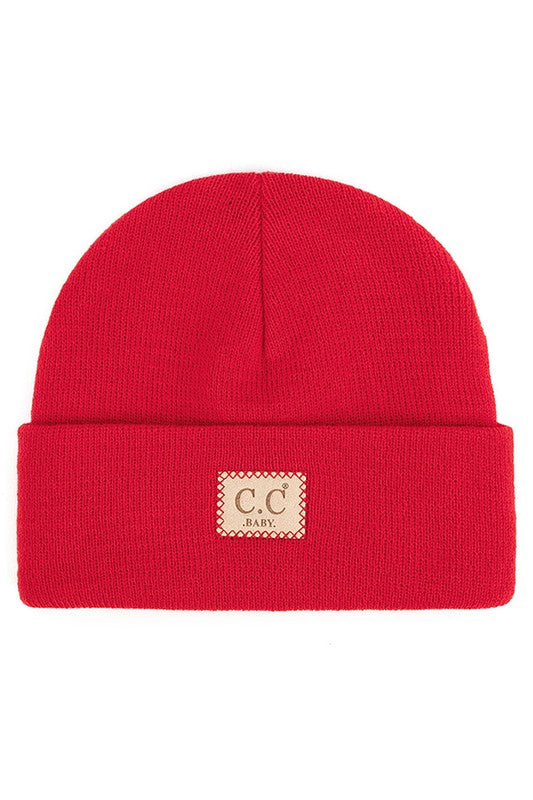 CC Classic Rib Beanie - Red