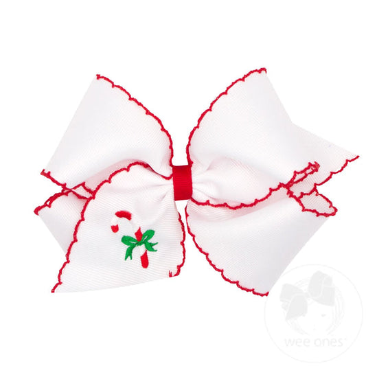 King Candy Cane Hair Bow