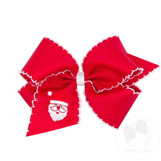 King Red Santa Hair Bow